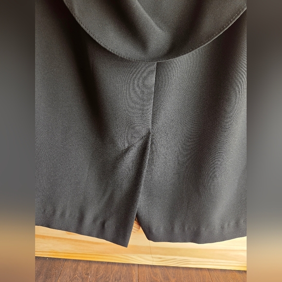 Joseph Ribkoff Black Sleeveless Cape Cowl Back Dress - Picture 8 of 13